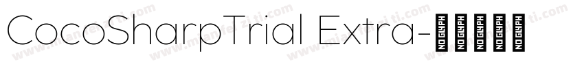 CocoSharpTrial Extra字体转换